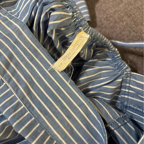 Urban Outfitters Blue Striped Ruffle Dress - Picture 5 of 5